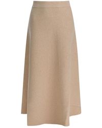 Max Mara - Wool And Cashmere Flared Skirt - Lyst
