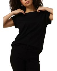 Minus - Tops ,Zwart ,Katoen Leti Tee - Lyst