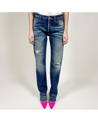The Attico Jeans Boyfriend - Blauw