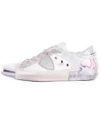 Philippe Model - Schoenen ,Veelkleurig ,Leer Logo Sneakers Met Leren Bovenwerk - Lyst