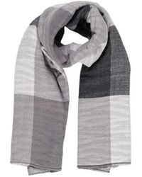 Pieces - Sciarpa nera in poliestere - Lyst