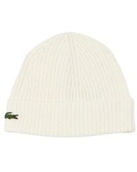 Lacoste - Bestickte Mütze - Lyst
