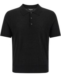DSquared² - Light Wool Polo - Lyst