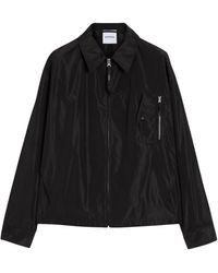 Aspesi - Jassen ,Zwart ,Nylon Nylon Jas Koa Stijl - Lyst