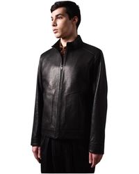 Poche Paris - Jassen ,Zwart ,Polyester Stijlvolle Jas - Lyst