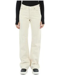 Calvin Klein - Pantalone jeans cinque tasche high rise relaxed boot - Lyst