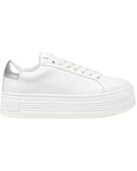 Calvin Klein - Leder sneakers frühling/sommer kollektion - Lyst