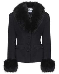 Self-Portrait - Faux Fur & Shearling Jackets - Lyst