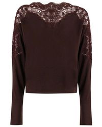 Ermanno Scervino - Round-Neck Knitwear - Lyst