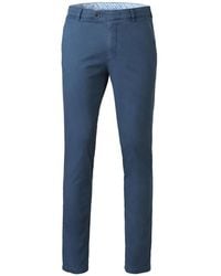 Meyer - Broeken ,Blauw ,Katoen New York Chino - Lyst