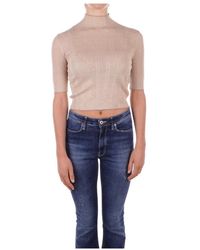 Liu Jo - Goldener pullover kollektion logo seite - Lyst