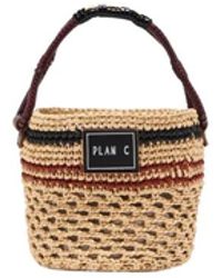 Plan C - Straw Bucket Bag - Lyst