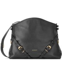 Givenchy - Tassen ,Zwart ,Leer Voyou Shoulder Bag - Lyst