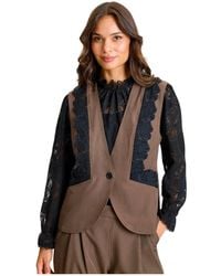 iN FRONT - Jassen ,Bruin ,Vest - Lyst