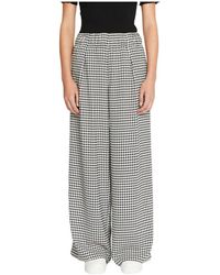 Silvian Heach - Hochtaillierte elastische hose pied de poule - Lyst