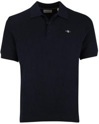 GANT - Tops ,Blauw ,Polo Shirts - Lyst