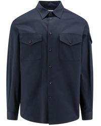 Alexander McQueen - Baumwollhemd mit logo-detail und knöpfen - Lyst