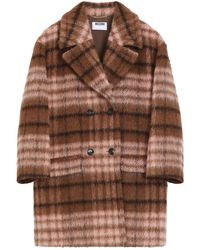 Moschino - Oversized Jas Van Zachte Stof - Lyst