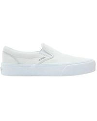 Vans - Schoenen ,Leer Slip-On Vr3 Lthr Grijze Sneakers - Lyst
