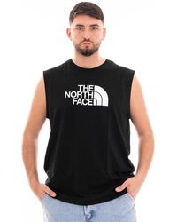 The North Face - Canotta logo senza maniche uomo - Lyst