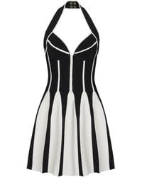 Balmain - Gebreide Mini-Jurk - Lyst