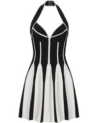 Balmain - Gebreide Mini-Jurk - Lyst