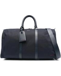 Kiton - Luxuriöse Blaue Wochenendtasche Für Männer - Lyst