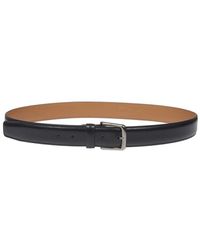 Tod's - Schwarzer Ledergürtel Stylische Herrenaccessoires - Lyst