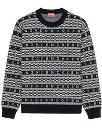 KENZO - Round-Neck Knitwear - Lyst