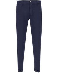 Re-hash - Broeken ,Blauw ,Katoen Mucha Chinos - Lyst