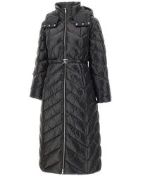 Liu Jo - Jassen ,Zwart ,Polyester Hooded Down Jacket - Lyst