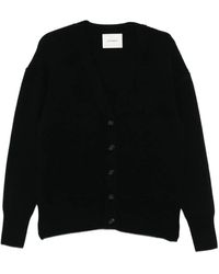 Lisa Yang - Schwarzer Kaschmir V-Ausschnitt Pullover - Lyst