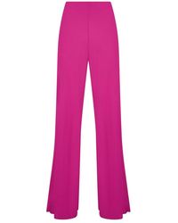 Alberta Ferretti - Wide Trousers - Lyst