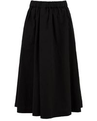 Aspesi - Rokken ,Zwart ,Midi Skirts - Lyst