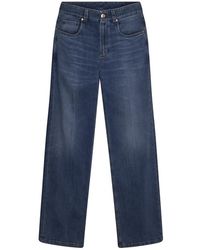 Brunello Cucinelli - Jeans ,Blauw ,Katoen Contemporary Loose Jeans - Lyst