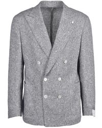 Luigi Bianchi - Double-Breasted Jacket - Lyst