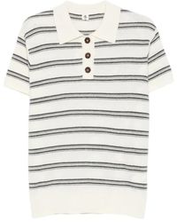 THE GARMENT - Beiger Polo-Kragen Pullover Wolle-Kaschmir Mix - Lyst