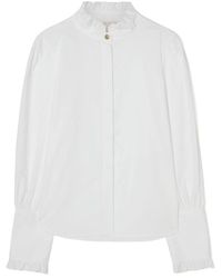 BUSNEL - Overhemden ,Wit ,Katoen Maira Blouse - Lyst