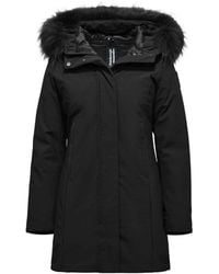 Bomboogie - Jassen ,Zwart ,Polyester Vienna Parka - Lyst