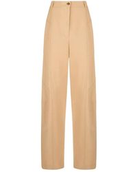Alberta Ferretti - Wide Trousers - Lyst