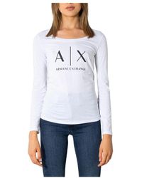 ARMANI EXCHANGE - Tops > long sleeve tops - Lyst