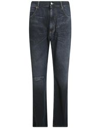 MM6 by Maison Margiela - Straight Fit Jeans - Lyst