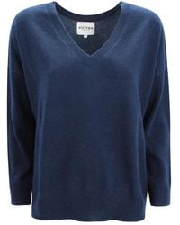 Kujten - Truien & Vesten ,Blauw ,Kasjmier Lolita Sweater - Lyst