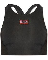 EA7 - Sport > fitness > training tops > sleeveless training tops - Lyst