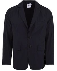 Aspesi - Jassen ,Blauw ,Nylon Nylon Blazer Jacket - Lyst