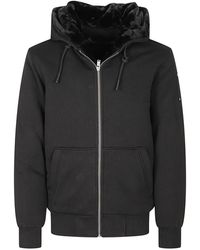 Moose Knuckles - Hoodies & Sweatvesten ,Zwart ,Katoen Classic Bunny Hoodie - Lyst