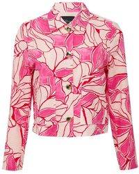 S.oliver - Strukturierte All-Over-Print Jacke - Lyst