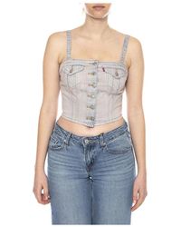 Levi's - Sleeveless Tops - Lyst