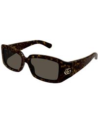 Gucci - Stylische sonnenbrille für frauen,black/grey sunglasses - Lyst