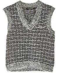 KARL LAGERFELD - V-Neck Knitwear - Lyst